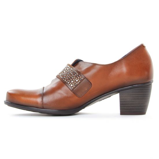 derbys talon marron mode femme automne hiver - Photo Produit 3