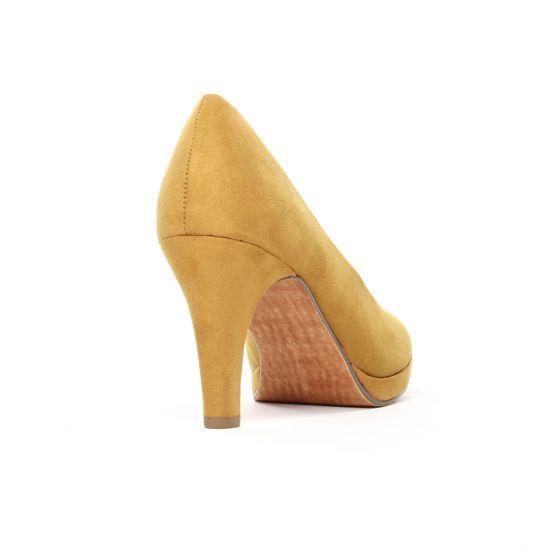 escarpins jaune mode femme automne hiver - Photo Produit 7