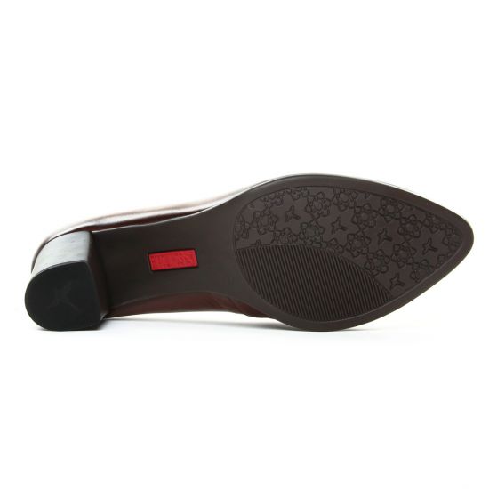 escarpins marron mode femme automne hiver - Photo Produit 5
