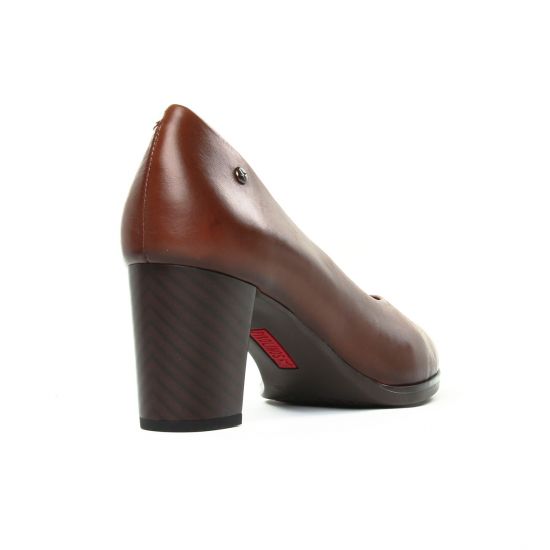 escarpins marron mode femme automne hiver - Photo Produit 7