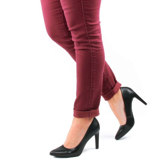 escarpins noir mode femme automne hiver - Photo Produit 8