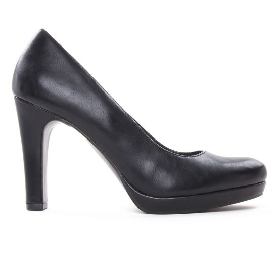escarpins noir mat mode femme automne hiver - Photo Produit 2