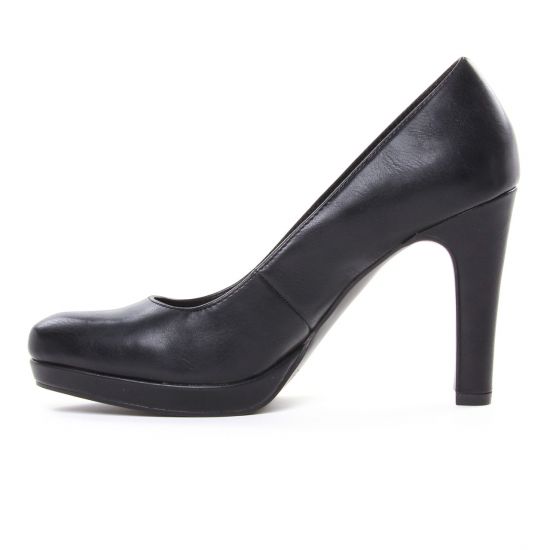escarpins noir mat mode femme automne hiver - Photo Produit 3