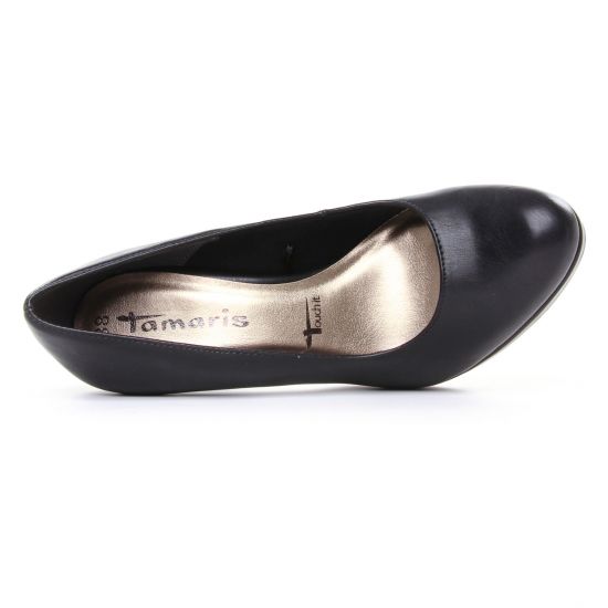 escarpins noir mat mode femme automne hiver - Photo Produit 4