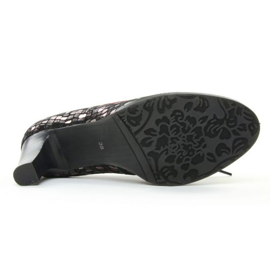 escarpins noir multi mode femme automne hiver - Photo Produit 5