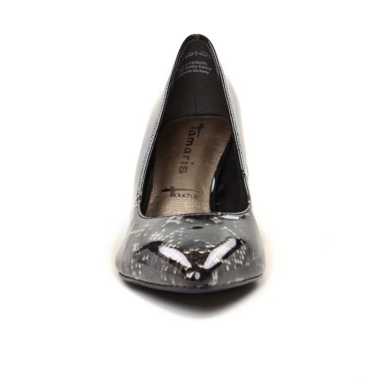 escarpins noir python mode femme automne hiver - Photo Produit 7