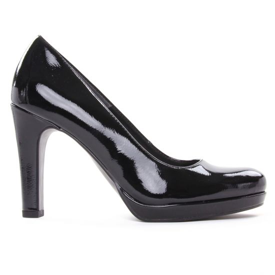 escarpins noir vernis mode femme automne hiver - Photo Produit 2