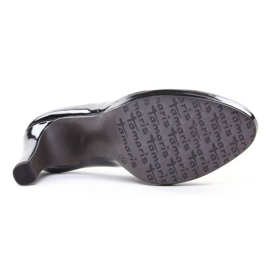 escarpins noir vernis mode femme automne hiver - Photo Produit 5