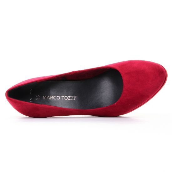 escarpins rouge mode femme automne hiver - Photo Produit 4