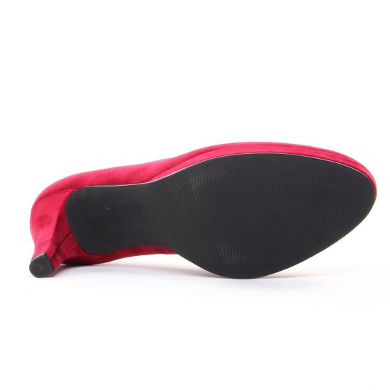 escarpins rouge mode femme automne hiver - Photo Produit 5