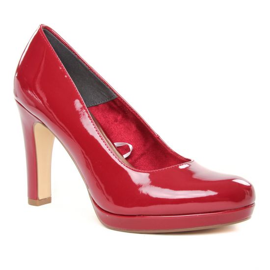 Escarpins Tamaris 22426 Scarlet Patent, vue principale de la chaussure femme