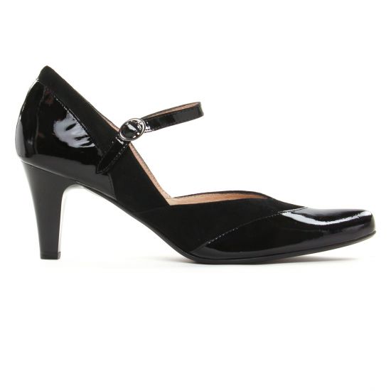 escarpins brides noir mode femme automne hiver - Photo Produit 2