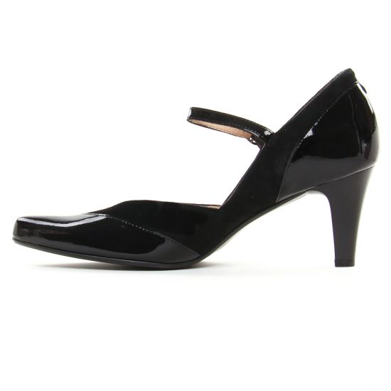 escarpins brides noir mode femme automne hiver - Photo Produit 3