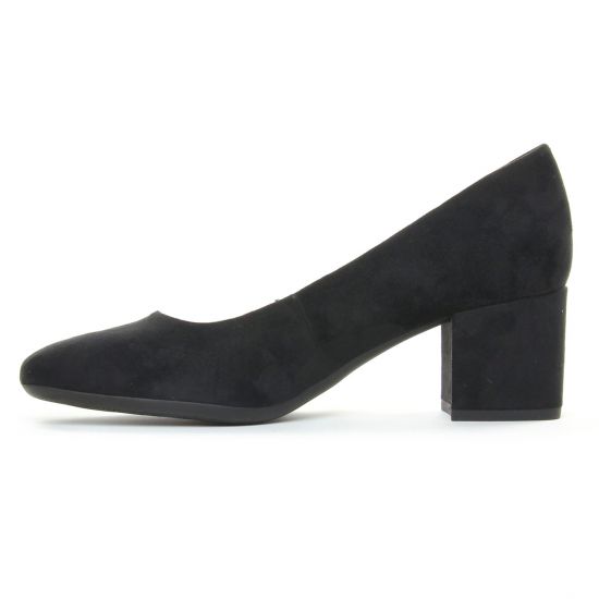 escarpins trotteur noir mode femme automne hiver - Photo Produit 3