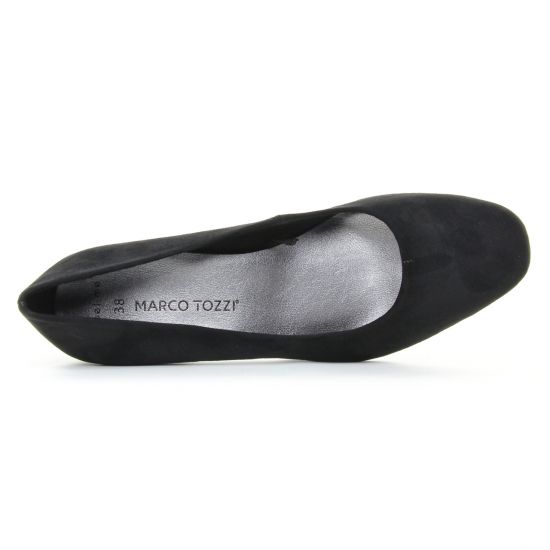 escarpins trotteur noir mode femme automne hiver - Photo Produit 4