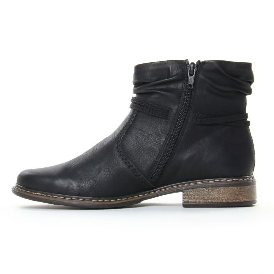 boots noir mode femme automne hiver - Photo Produit 3