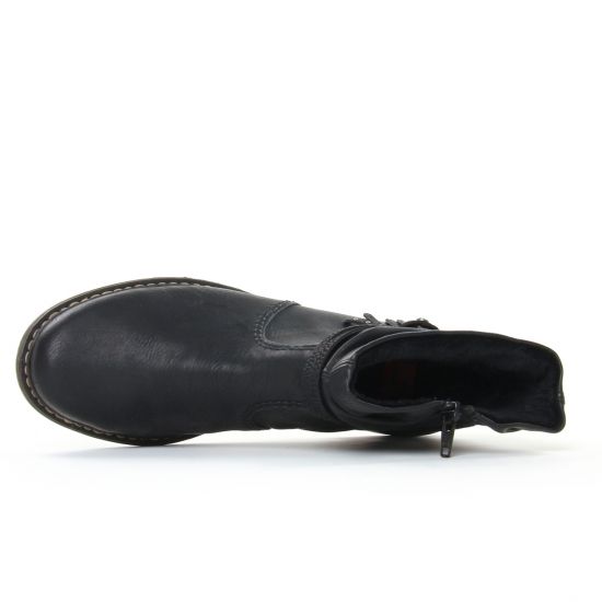 boots noir mode femme automne hiver - Photo Produit 4