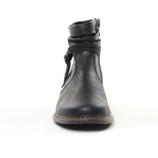 boots noir mode femme automne hiver - Photo Produit 6