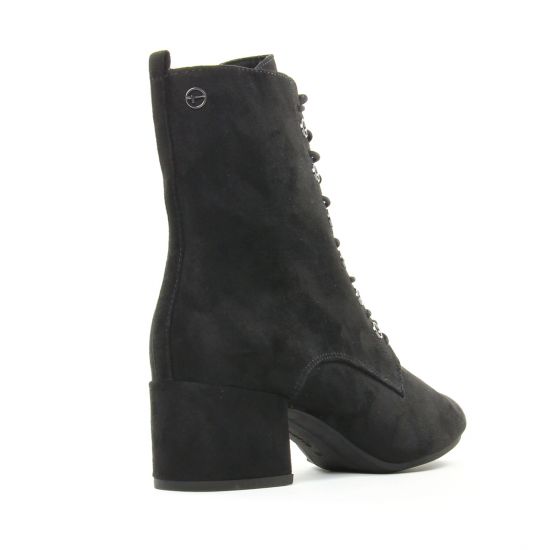 bottines à lacets noir mode femme automne hiver - Photo Produit 7