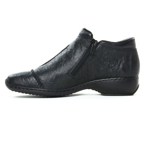 low boots confort noir mode femme automne hiver - Photo Produit 3
