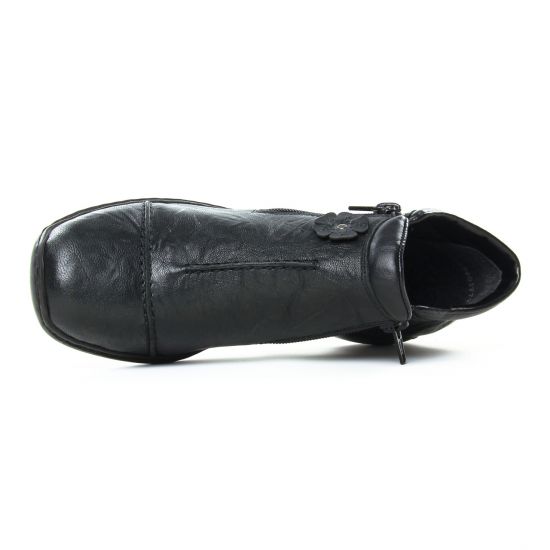 low boots confort noir mode femme automne hiver - Photo Produit 4