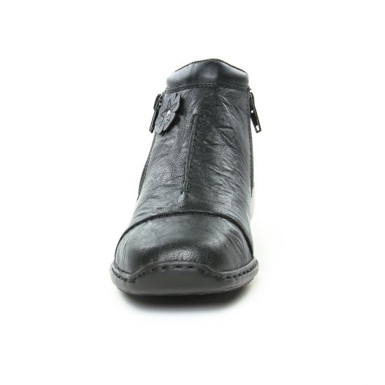 low boots confort noir mode femme automne hiver - Photo Produit 6