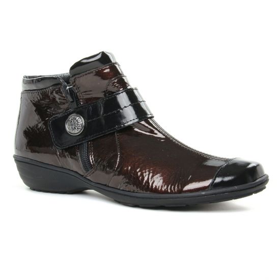 Bottines Et Boots Geo Reino Istadon Noir Choco, vue principale de la chaussure femme
