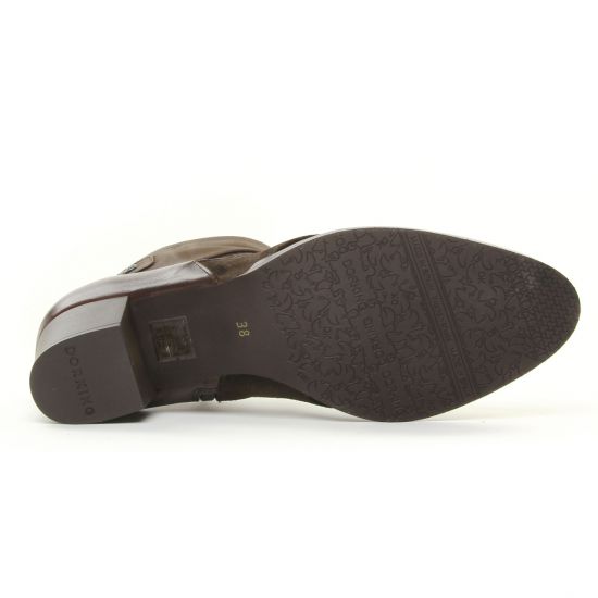 low boots marron multi mode femme automne hiver - Photo Produit 5
