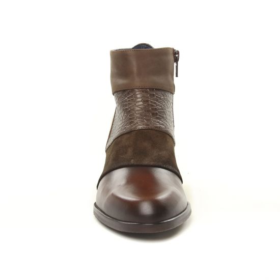low boots marron multi mode femme automne hiver - Photo Produit 6