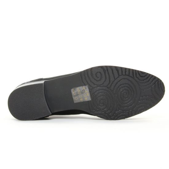 low boots noir bleu mode femme automne hiver - Photo Produit 5