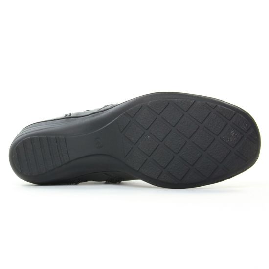 low boots noir mode femme automne hiver - Photo Produit 5