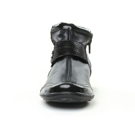 low boots noir mode femme automne hiver - Photo Produit 6