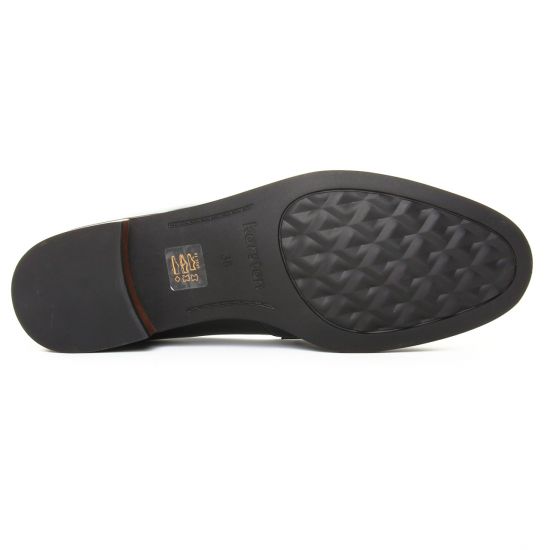 mocassins noir vernis mode femme automne hiver - Photo Produit 5