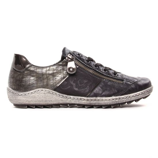 tennis noir bronze mode femme automne hiver - Photo Produit 2