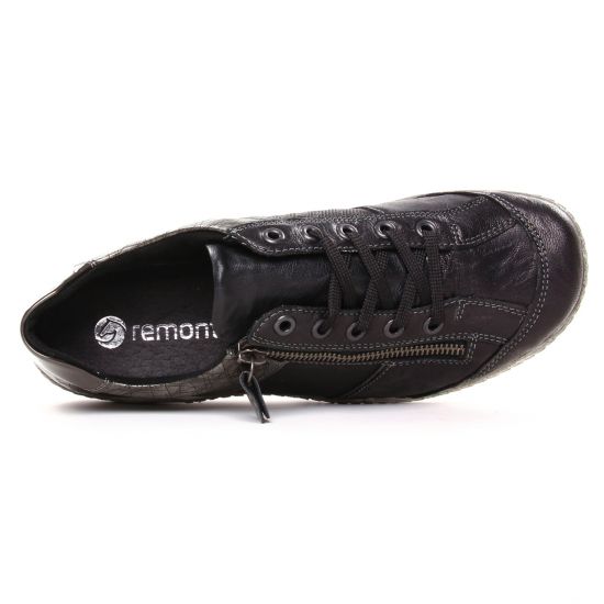 tennis noir bronze mode femme automne hiver - Photo Produit 4