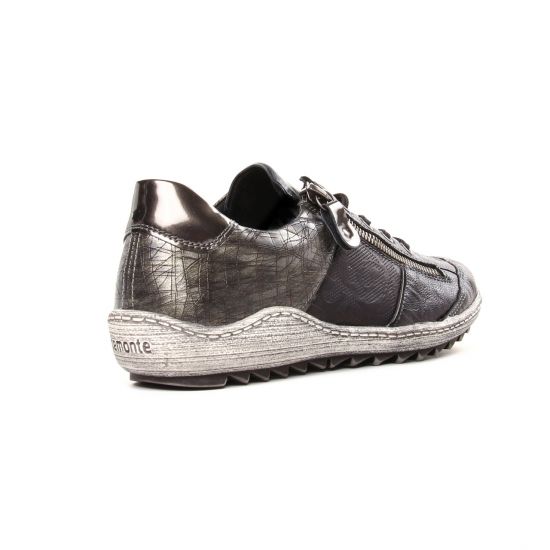 tennis noir bronze mode femme automne hiver - Photo Produit 7