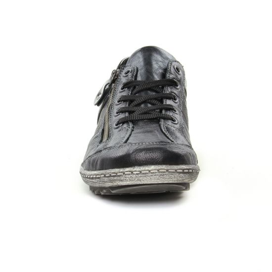 tennis noir bronze mode femme automne hiver - Photo Produit 6
