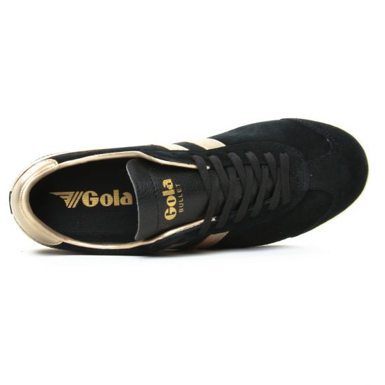 tennis noir or mode femme automne hiver - Photo Produit 4