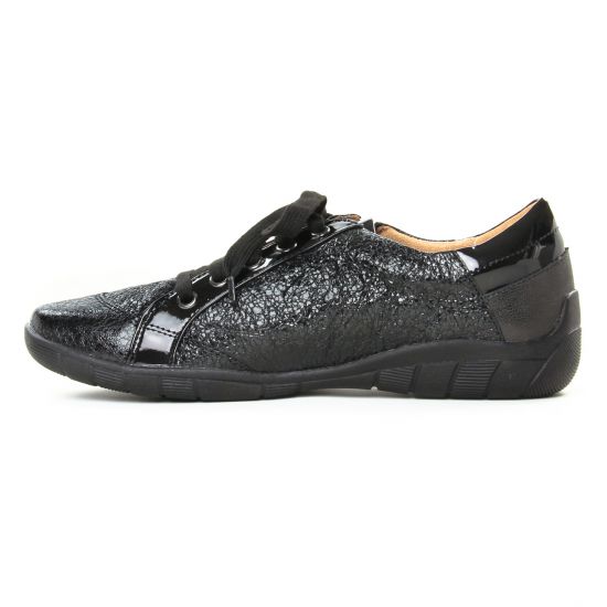 tennis noir mode femme automne hiver - Photo Produit 3