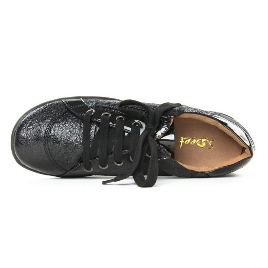 tennis noir mode femme automne hiver - Photo Produit 4