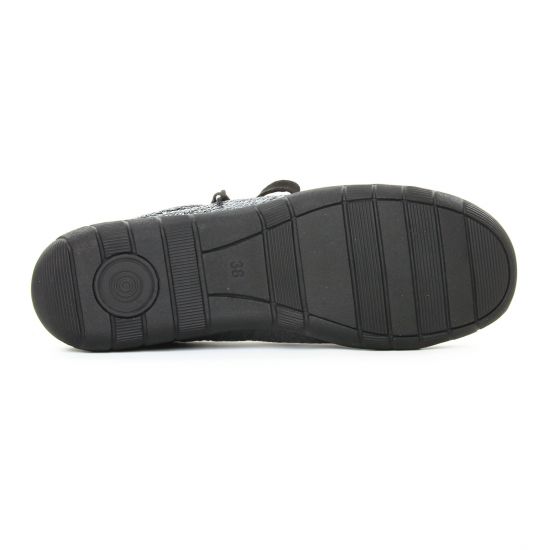 tennis noir mode femme automne hiver - Photo Produit 5