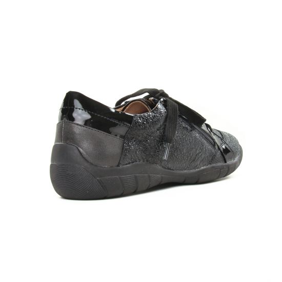 tennis noir mode femme automne hiver - Photo Produit 7