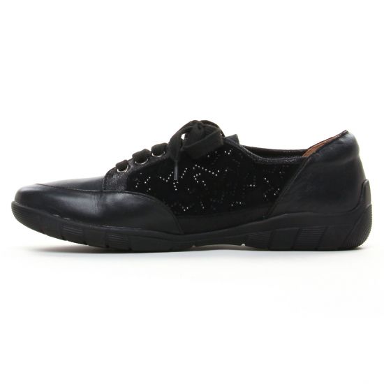 tennis noir mode femme automne hiver - Photo Produit 3