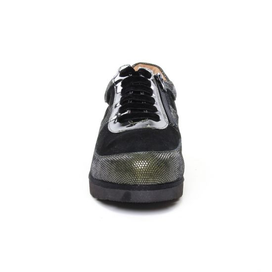 tennis vert noir mode femme automne hiver - Photo Produit 6