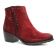 boots rouge mode femme automne hiver vue 1