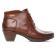 bottines à lacets marron mode femme automne hiver vue 2