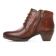 bottines à lacets marron mode femme automne hiver vue 3