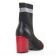 boots élastiquées noir rouge mode femme automne hiver vue 7