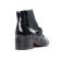 boots élastiquées noir vernis mode femme automne hiver vue 7