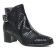 boots Jodhpur croco noir mode femme automne hiver vue 1